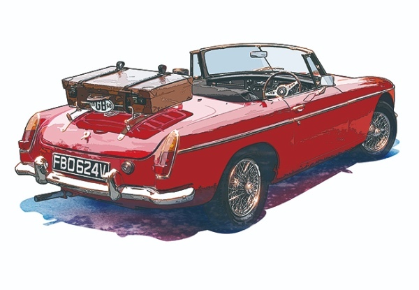 【岡崎宏司のカーズCARS】ボクの初めてのオープンCARは、英国製ライトスポーツの「MGA」。トップを開けて走る快感は格別だった！
