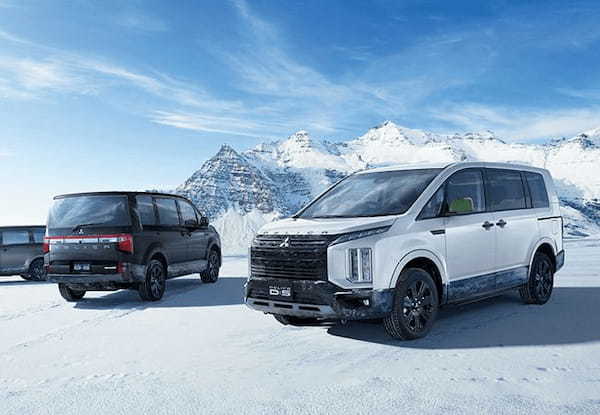 孤高のミニバンSUV、デリカD:5に「BLACK Edition」新登場、定番の「CHAMONIX」には新たに8シーターを設定