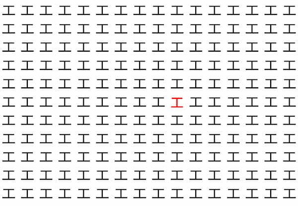 【違う文字を探せ！】「エ」の中に紛れて1つ違う文字がある！？あなたは何秒で探し出せるかな？？【脳トレ】