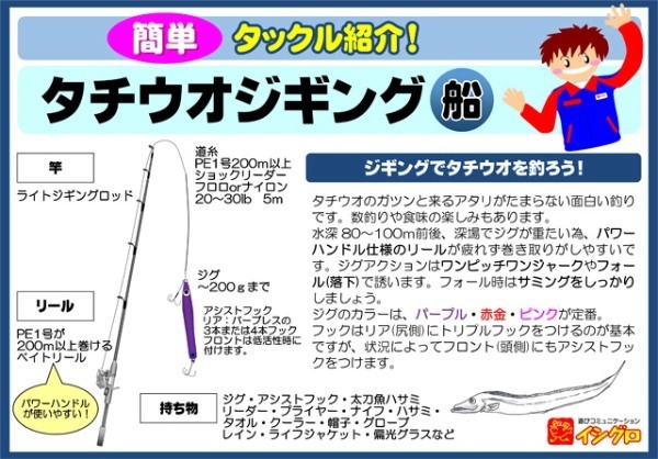 【初心者向け】太刀魚釣りの攻略ガイド！餌の仕掛けから釣り方のコツまで徹底解説！