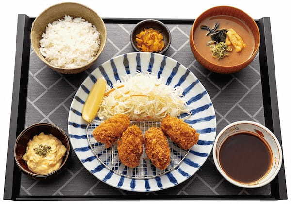 【定食屋 宮本むなし】9/25～秋の味覚「カキフライ定食」販売開始