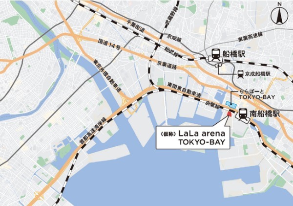 【Bリーグ】千葉ジェッツホームアリーナが船橋市に1万人アリーナ2024年にオープン「LaLa arena TOKYO-BAY」