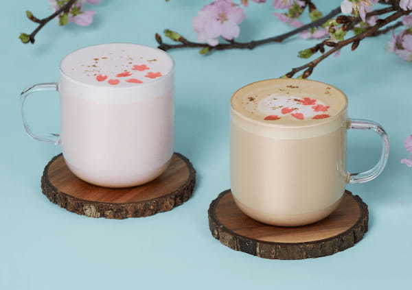 桜シーズン到来!移ろう春の情景をイメージ「スパイス薫る 桜カスタードラテ/桜カスタードミルク」3月15日 発売