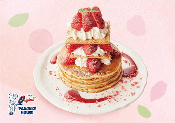 アメリカの老舗パンケーキカフェ 「オリジナルパンケーキハウス」～う・ら・ら春いちご フェアを開催～