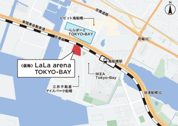 【Bリーグ】千葉ジェッツホームアリーナが船橋市に1万人アリーナ2024年にオープン「LaLa arena TOKYO-BAY」