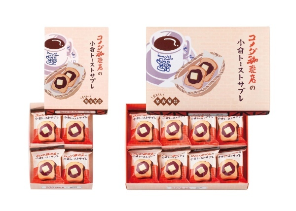 発売1週間で4万個達成!“銀のぶどう”とのコラボ『コメダ珈琲店の小倉トーストサブレ』。<バターステイツby銀のぶどう>内で期間限定登場