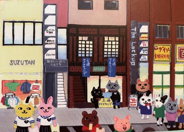 お元気ですか？今はもう熊本には居ない、熊本を愛したあなたへ。イラストレーターながたあさみさんと振り返る上通　～作ながたあさみ「（うろ覚え）思い出の上通」～