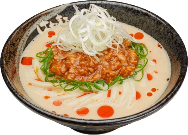 【はなまる】肉増量1.5倍！ 3月7日(火)まではお得な50円引き！！ ＼あったか担々うどんフェア／2月22日(水)より期間限定発売