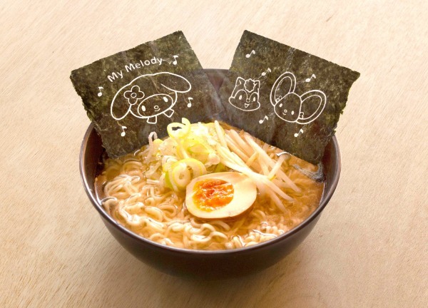 究極にかわいいラーメンが新登場！サンリオのキャラクタープリント海苔とシークレットステッカーが付いた『サンリオキャラクターズインスタントラーメン』を新発売