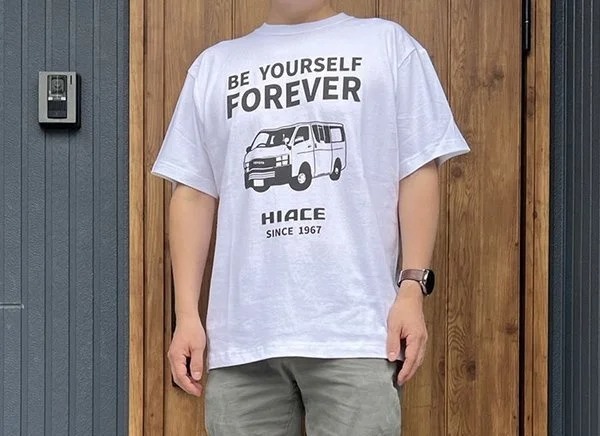 トヨタハイエースのプリントTシャツが登場！