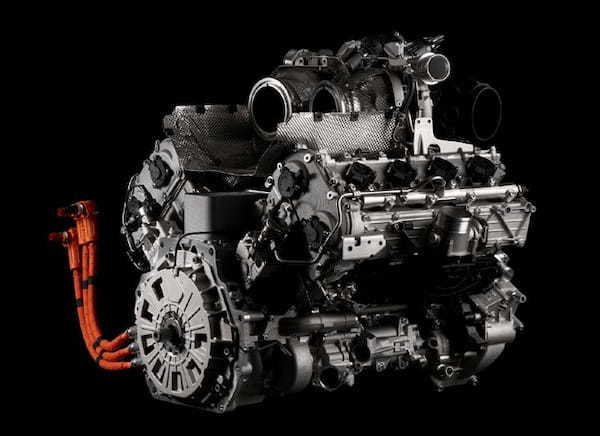 ランボルギーニの次世代HPEVスーパースポーツはV8ツインターボエンジン+モーターのプラグインハイブリッドシステムを搭載