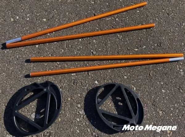 ペグダウン不要!?ドッペルギャンガーのバイクツーリングコットテント使ってみた