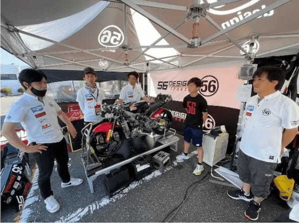 56RACINGサポートライダー小田喜選手が筑波ロードレース選手権第5戦にスポット参戦