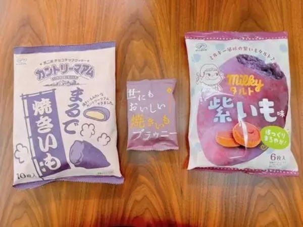 コンビニで買えるお菓子の秋限定版！ 「カントリーマアム」「ミルキー」「ブラウニー」のおいも味とは!?