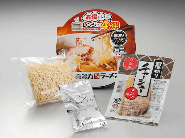 河京の喜多方ラーメンレンジ麺シリーズから、喜多方の銘店「喜多方ラーメン坂内」が新発売