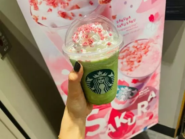 スタバ新作「さくら 咲くサク 抹茶 フラペチーノ」は優しい甘みが絶品！春満開の1杯をレビュー