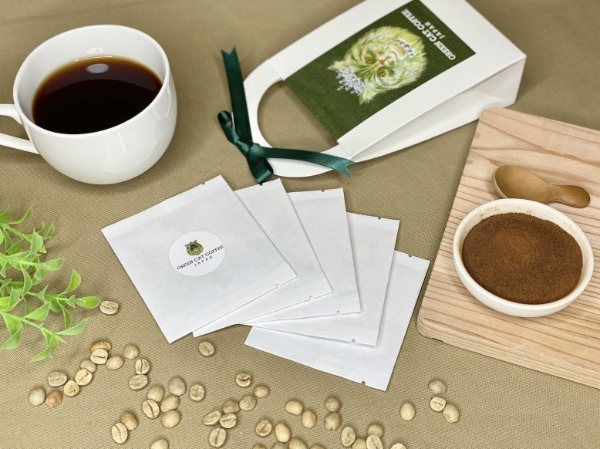 オーガニックグリーンコーヒー専門店『GREEN CAT COFFEE』ネットショップがオープン/焙煎しない珈琲生豆ベースの新感覚プレミアムコーヒーブランド新登場。