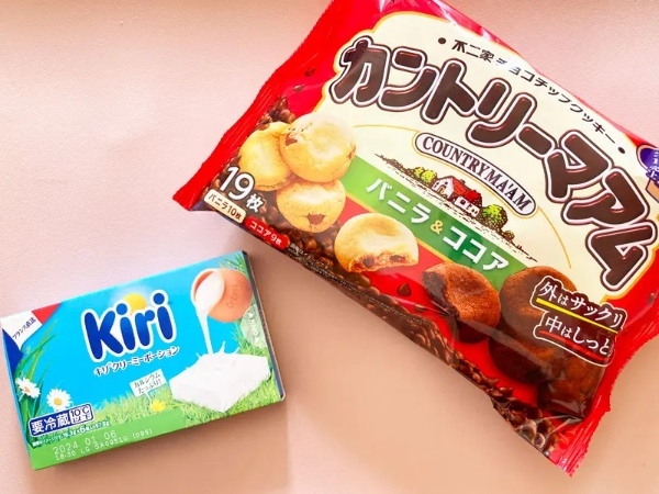 カントリーマアムにkiriのクリーミーポーションをサンドするとチーズケーキの味に！？実食してみた結果