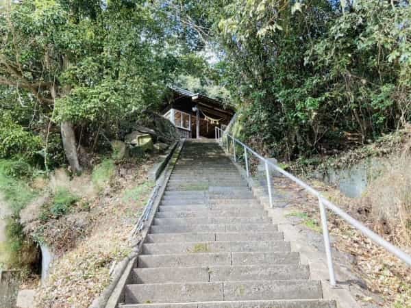 【熊本の無人神社】西区を一望できる「下松尾八幡宮」