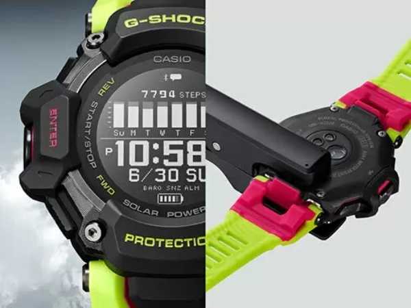 G-SHOCKのスポーツライン「G-SQUAD」新モデル、軽量化した「GBD-H2000」