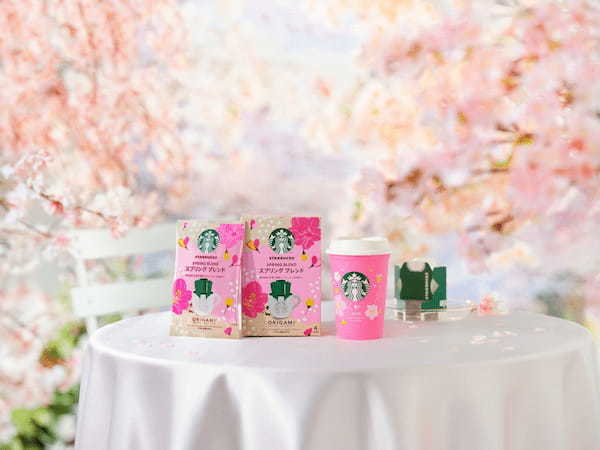 春の訪れを感じさせるサクラをモチーフとした春季限定コーヒー「スターバックス® スプリング ブレンド」製品、「サクラ ストロベリー ラテ」製品 2月15日(水)より発売開始