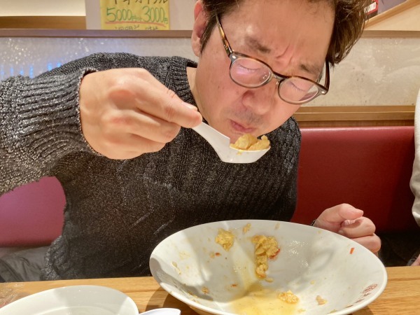 【大阪王将】2月限定「ふわとろ玉子1枚増量券」を７枚使って玉子８枚重ね天津飯を注文（笑）破壊力抜群！