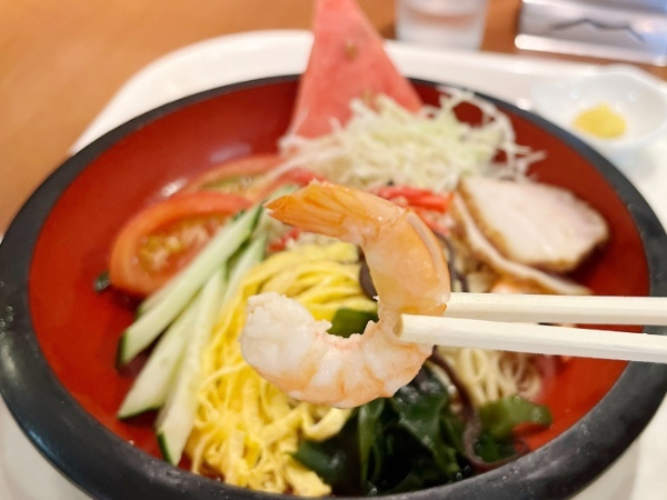 【熊本市中央区】夏季限定麺を求めて。昔ながらの熊本ラーメン屋「山水亭」の冷麺を食べてきました。