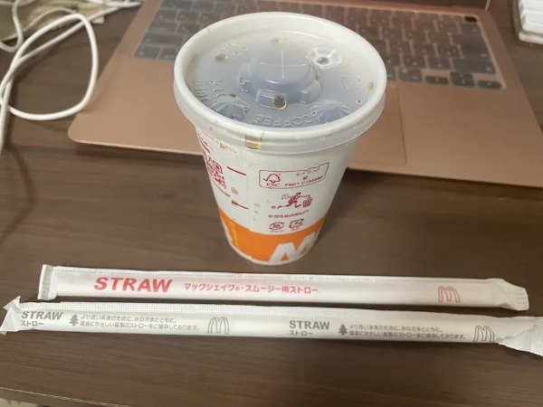 マックで紙ストローではなく「プラスチック製」をもらうことは可能?聞いてみた