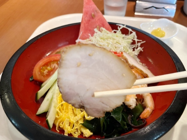 【熊本市中央区】夏季限定麺を求めて。昔ながらの熊本ラーメン屋「山水亭」の冷麺を食べてきました。