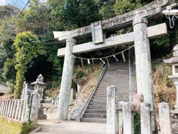 【熊本の無人神社】西区を一望できる「下松尾八幡宮」