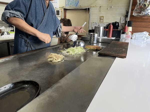 熊本に昔っからあるお好み焼き屋さん「ニック」上通り店