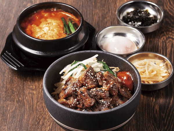 【焼肉もスンドゥブも】純豆腐 中山豆腐店に「豚ハラミ丼とハーフスンドゥブ定食」2023年2⽉20⽇(月)新登場!