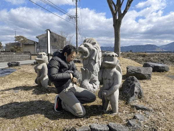 【阿蘇市】大きなイチモツを握った河童さんがいる公園「ポケットパーク湧水」