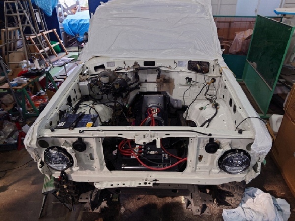 TONOX×FLEX、ランクル60コンバージョンEVを製作しJAPAN MOBILITY SHOW 2023に出展へ