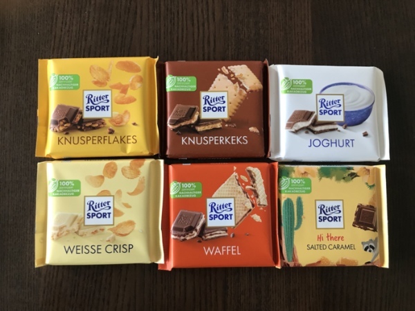 ドイツの人気チョコレート、Ritter Sportを30個大人買い！