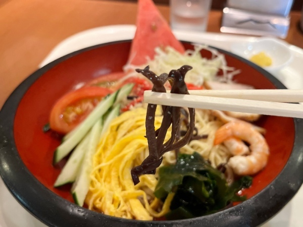 【熊本市中央区】夏季限定麺を求めて。昔ながらの熊本ラーメン屋「山水亭」の冷麺を食べてきました。