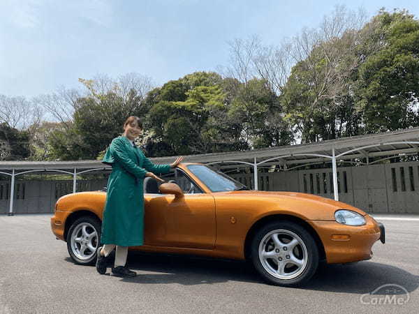 2代目 NB ロードスター【名車プレイバック】伊藤梓が 初めて乗ったロードスターに再会！！