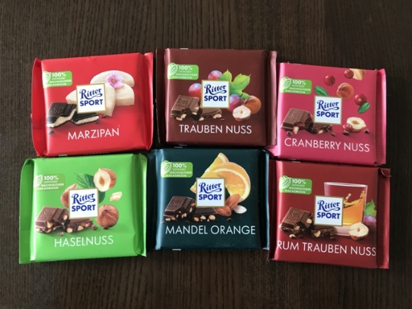 ドイツの人気チョコレート、Ritter Sportを30個大人買い！