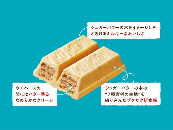 “パキザク”の２大のブランド、「シュガーバターの木」と「キットカット」のコラボが誕生！“いい夫婦の日”に運命の出会い「キットカット ミニ シュガーバターの木味」