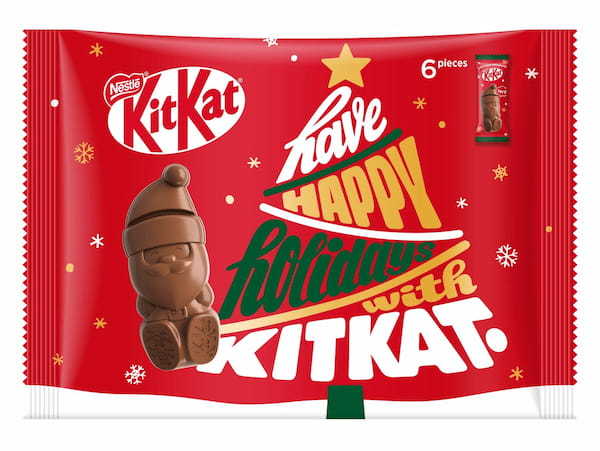 毎年完売する“サンタ型キットカット”が今年のクリスマスも登場！ 「キットカット ホリデイサンタ」11月5日（火）より、シーズン限定で販売開始