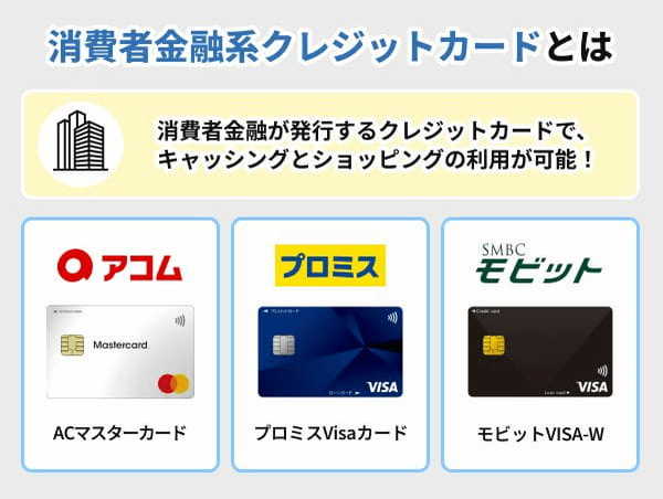 消費者金融系クレジットカードとは