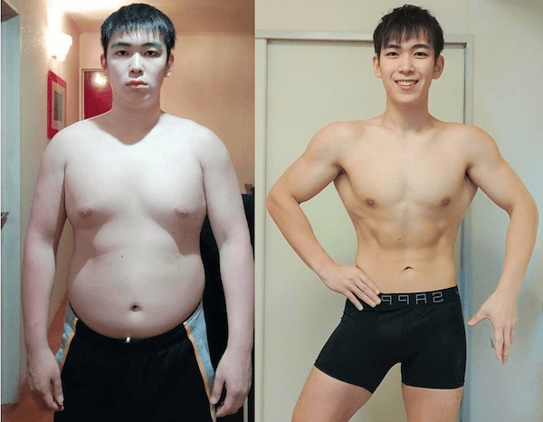 幼少期から太っていた男性が半年で21㎏減に成功【筋トレで大変身！ビフォーアフター】