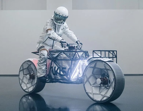 月を走るNASAバイク！3Dプリンター製ホイールで月面を駆け抜ける！
