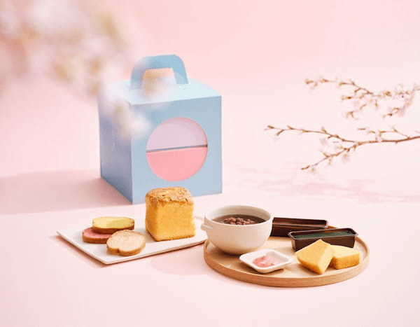 桜満開！春の訪れを感じる“桜味”のぜんざいと、伝統ある“遊山箱（ゆさんばこ）”を治一郎ならではの形でお届け。2023年3月3日（金）より期間限定販売