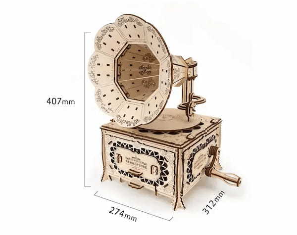 「時代を超える美しさ」ノスタルジーな木製組み立てキット3種がMakuakeにて先行販売