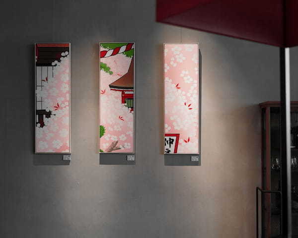 【プルマン東京田町】ホテル館内で快適にお花見、歌舞伎×満開の桜アート