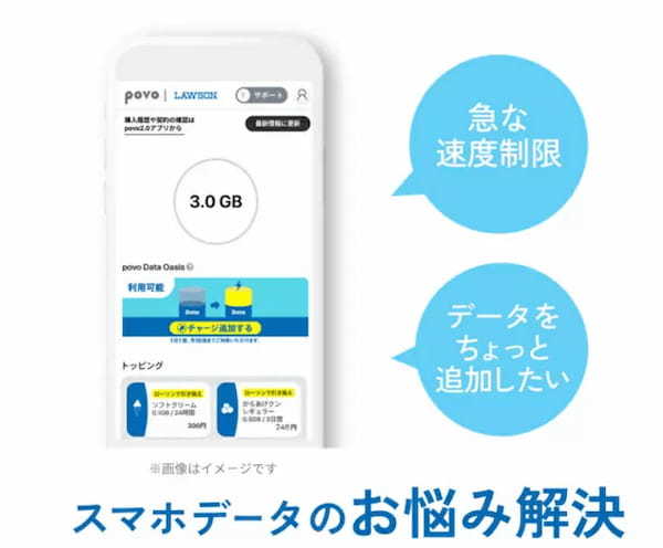 ローソン来店でデータが無料でもらえる「povo Data Oasis」を試した