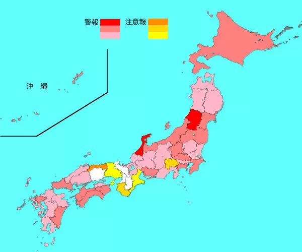 インフルエンザ患者報告数は約5万5000人に、東京都は4000人を切る