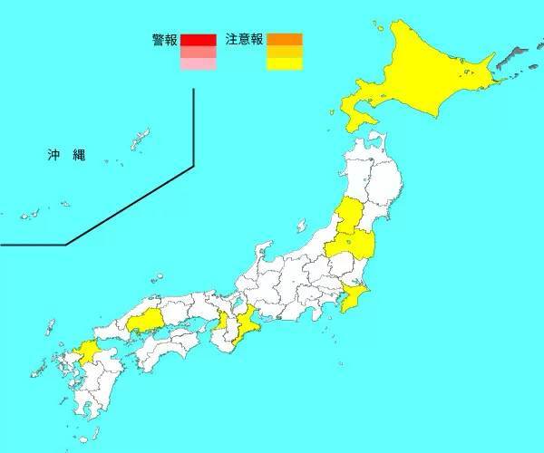 全国のインフルエンザ患者報告数は1万人超に、東京都は1000人