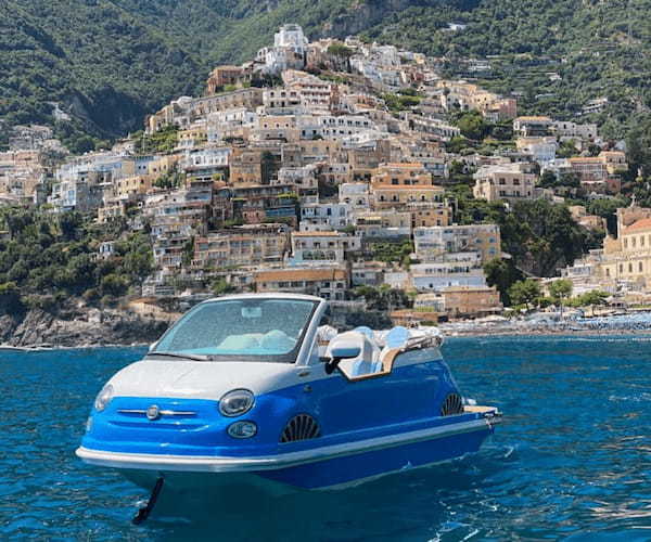 「フィアット500」のボート!? 500台の「Car 500 Off-Shore」は、数量限定で購入も可能